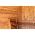 Luna Sauna Red Cedar Knotty W 244 x L 274 cm incl. Porch
