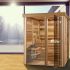 Pure Cube Sauna Indoor | PU552 L 168 x W 168 CM