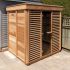 Pure Cube Outdoor Sauna | CU572 L 168 x W 213 CM