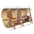 KAJA 400 T Barrel Sauna with Porch