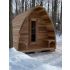 Pod Sauna Red Cedar Clear L 305 cm x W 244 cm (inclu. Porch)