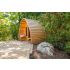 Pod Sauna Red Cedar Knotty L 305 x W 244 CM with Porch on Front 