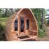 Pod Sauna Red Cedar Knotty L 305 x W 244 CM with Porch on Front 