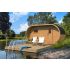 ULLA T Oval Sauna with Terrace (Flat Roof)