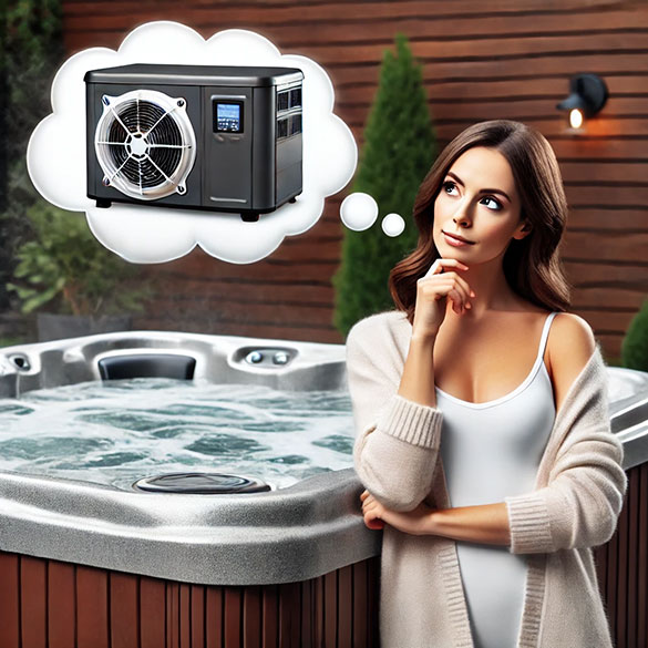 Can you fit a heat pump to a hot tub?