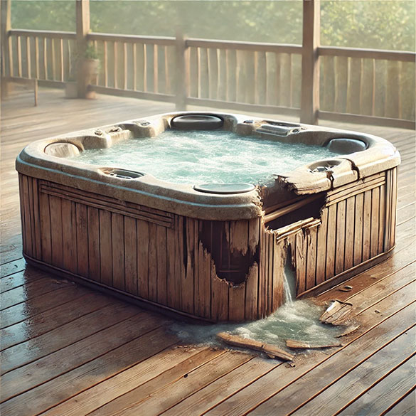 What can I do with an old hot tub?