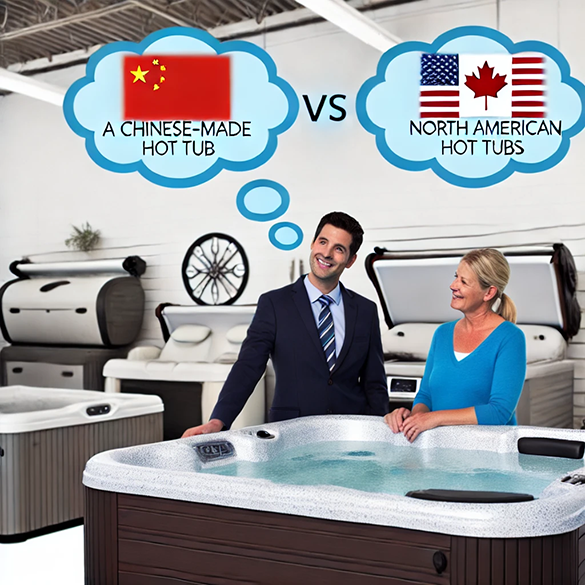 China vs North American Hot Tubs 