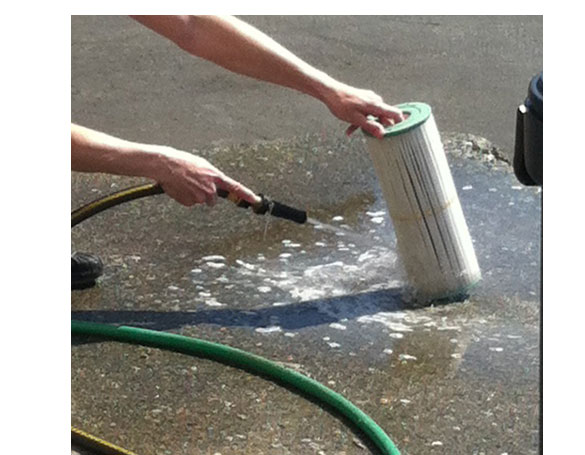 cleaning filters after hot tub folliculitis