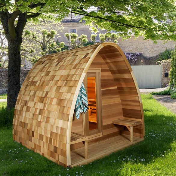 image of outdoor sauna 