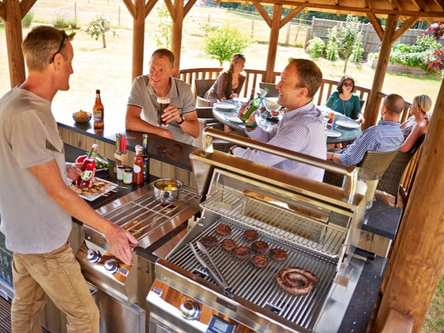 The supreme gazebo is great for enjoying your garden all year round