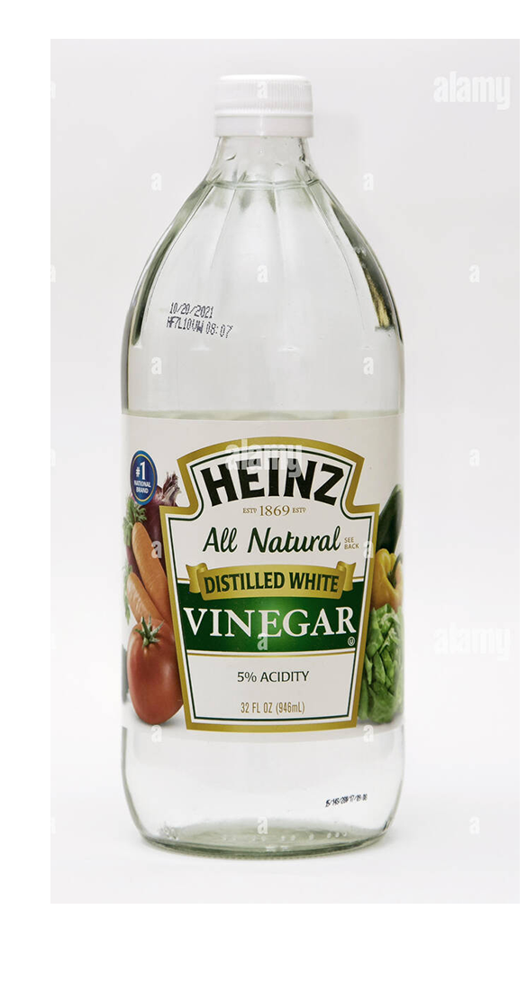 white vinegar to clean your hot tub