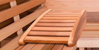 Head or Back Rest Upgrade For Indoor Sauna