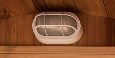 Light Fitting Upgrade For Indoor Sauna