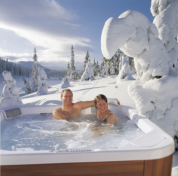 using your hot tub in the winter